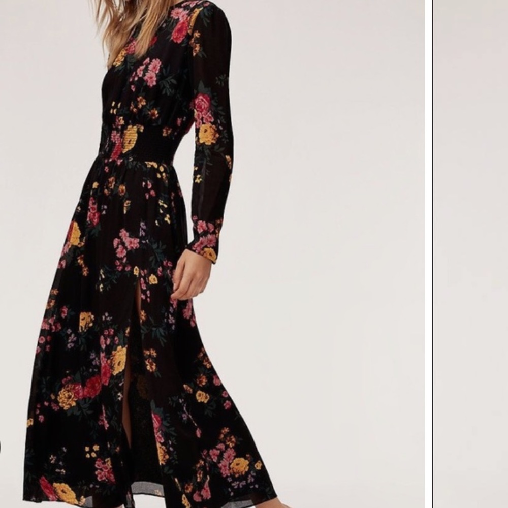 Aritzia Wilfred Floral Tildia Maxi Dress